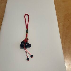 Black gourd phone/purse charm